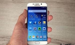 Смартфон Samsung Galaxy S6 Edge: обзор, описание, характеристики и отзывы